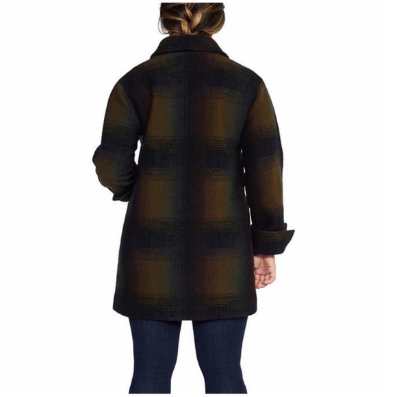 Pendleton Ladies Wool Topper Coat - GREEN ( XXL ) - Picture 3 of 5